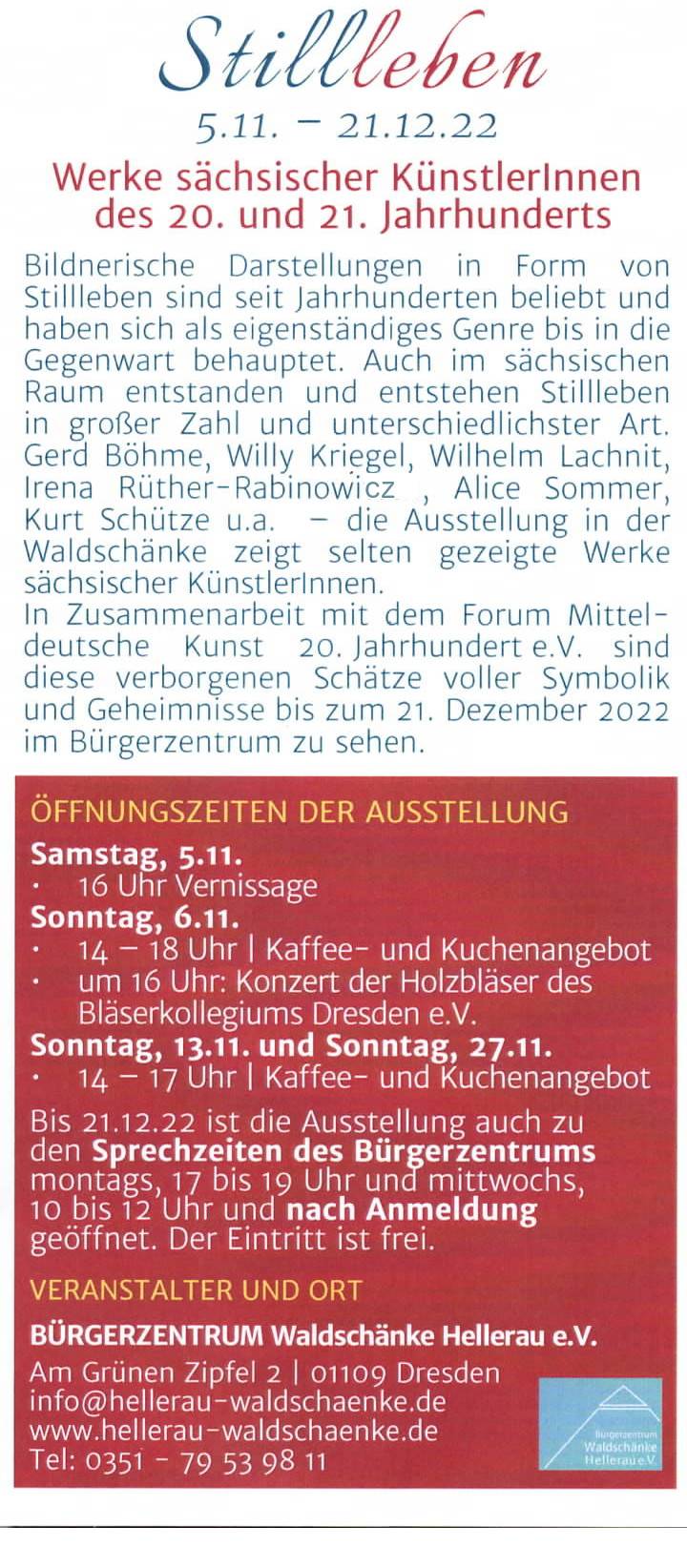 Stillleben Waldschänke